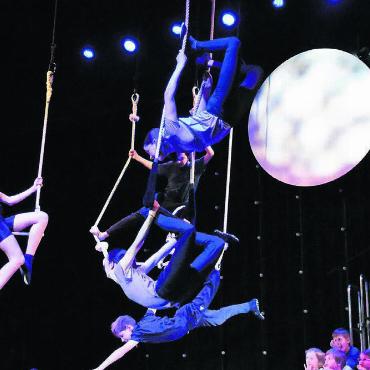 Kiwanis-Kinder- und -Jugendtage - Einmal auf den Mond und zurück – wenn Träume fliegen: Das Motto des Programms wurde wunderbar umgesetzt. Bilder: Monica Rast