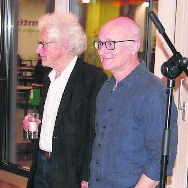 Mit Wertschätzung und Respekt - Das Duo Osy Zimmermann (links) und Paul Steinmann findet grossen Gefallen beim Publikum.