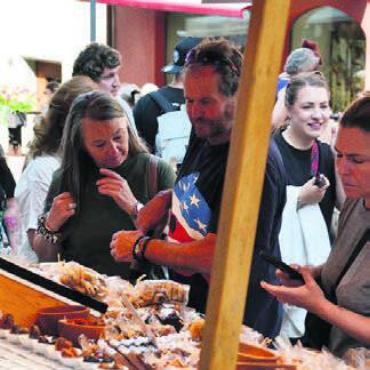 Herz ist Trumpf im Marktstädtli - In der Luft lagen viele feine Gerüche.
