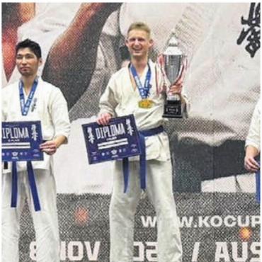 Erfolg für Imboden - Turniersieg bei Premiere: Marco Imboden vom Karate Club Anglikon. Bild: zg