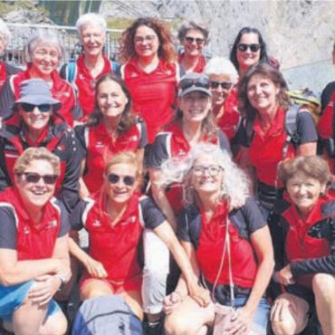 Abwechslungsreiche Turnfahrt - Erlebte einen tollen gemeinsamen Ausflug: die Frauenriege Bremgarten. Bild: zg