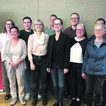 «Wir wollen etwas bewirken» - Die Kandidierenden für den Grossrat für die SP des Bezirks Bremgarten. Links der Bremgarter Stefan Dietrich, amtierender Co-Präsident der SP Aargau und aktueller Grossrat. Bild: aha