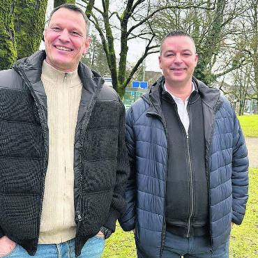 Viel mehr als ein Turnier - Turnierchef Roland Vogt (links) und Co-Präsident Marcel Amrein freuen sich auf ein abwechslungsreiches Turnier. Bilder: Stefan Sprenger