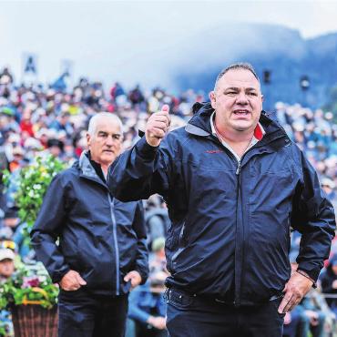 «Lasst den Schnickschnack weg» - Stefan Strebel am letzten eidgenössischen Grossanlass − dem Unspunnen im letzten Jahr. Bild: Freshfocus