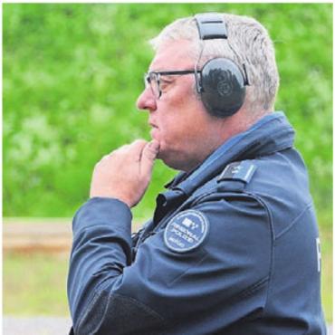 Ganz schön anstrengend - Aufmerksamer Beobachter: Marco Veil, Chef der Regionalpolizei Wohlen.