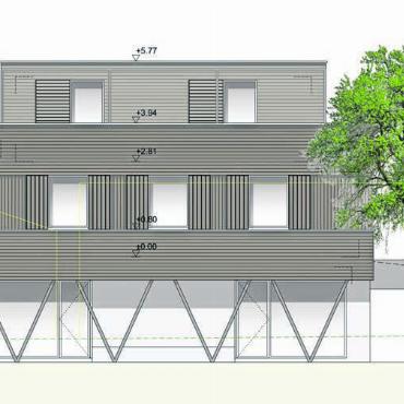 Weiter auf Goodwill angewiesen - Die Pläne zeigen das projektierte Pfadiheim bei der Bleichi. Es soll ein zweckmässiger Bau entstehen.
