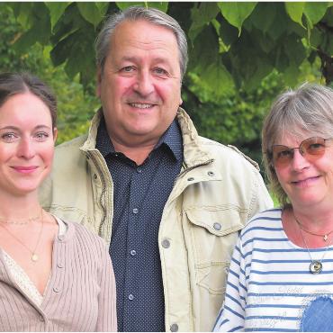 Eine geballte Ladung Kompetenz - Freuen sich auf die Zusammenarbeit (v. l.): Trainerin Sofie Barnova, Präsident Rainer von Arx und Corinne Paolozzi, Vizepräsidentin. Bilder: Monica Rast / zg