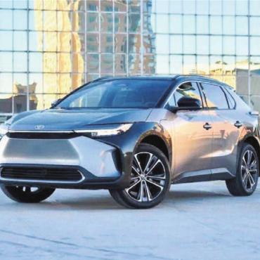 Viel Neues bei Toyota - Der Vollelektro bZ4X von Toyota.