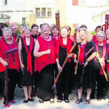 Jahreskonzert vom Blockflötenorchester