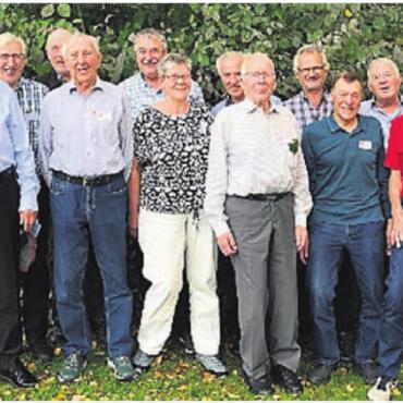 Eindrücklicher Tag - Freiämter Turnveteranen in Däniken. Bild: zg