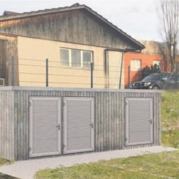 Die Versorgungssicherheit erhöhen - Ein schlichter Zweckbau auf dem Niveau des Chäsiplatzes: So soll die neue Trafostation Dorf in Bettwil dereinst aussehen.