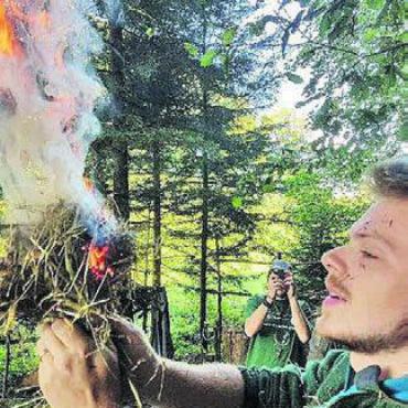 Die eigenen Grenzen erfahren - Feuer machen ist gar nicht so einfach, wie viele meinen.