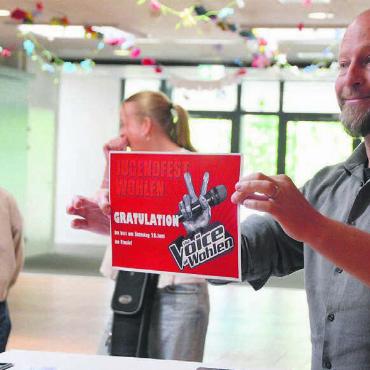 Geliefert, trotz Nervosität - Das Objekt der Begierde. Wer für das Finale qualifiziert ist, wird nächste Woche von Dennis Andermatt überrascht. Bilder: Annemarie Keusch