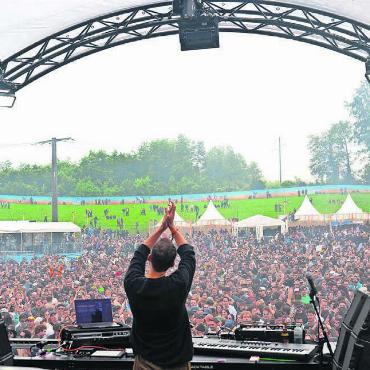 «Also, ich mag Wohlen» - 20 000 Menschen feierten in diesem Jahr am Hive Air in Wohlen eine friedliche Elektro-Party. Bilder: Stefan Hotz / zg