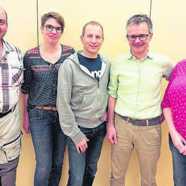 Wechsel im Vorstand - Sie bilden in Zukunft den Vorstand des Vereins (von links): Thomas Ledermann, Barbara Strebel, Dani Lang, Urs Koepfli und Martina Willisegger. Bild: zg