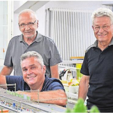Mit Liebe zum Detail - Mehr als nur «isebähndle» (v. l.): Für Urs Huber, Präsident Philipp Keller und Daniel Sarbach ist es Leidenschaft am Detail. Bilder: mo