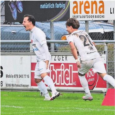 Zwei Traumdebüts - Erzielt mit seiner ersten Ballberührung im FCW-Trikot gleich ein Tor: Stefano Cirelli (links).