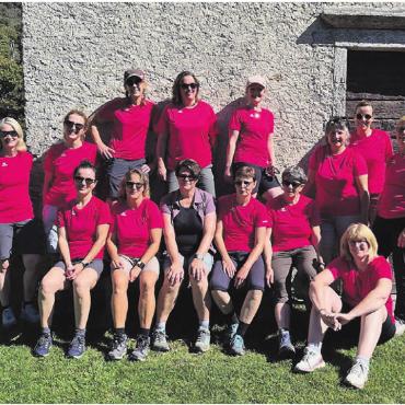 In der Sonnenstube - Die Mitglieder des Frauenturnvereins genossen ein abwechslungsreiches Wochenende im Tessin. Bild: zg