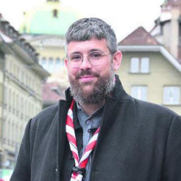 Für das Leben geschult - Philippe Keller in Bern. Bild: cbl