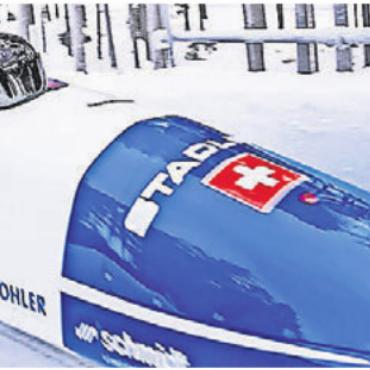 Unfall und Pause - Ob im Vierer- oder Zweierbob, das Team von Nils Reich muss pausieren.
Bild: ISBF