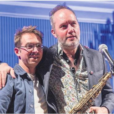 Zwei Stimmen, ein Atem - Aaron Parks (links) und Will Vinson sind gleich an drei Abenden in Muri zu erleben. Bild: zg
