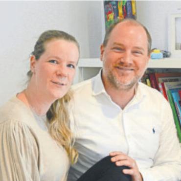Investition in die Zukunft - 200 Unterschriften gesammelt: Maja und Nicolai Lütschg. Bild: chh