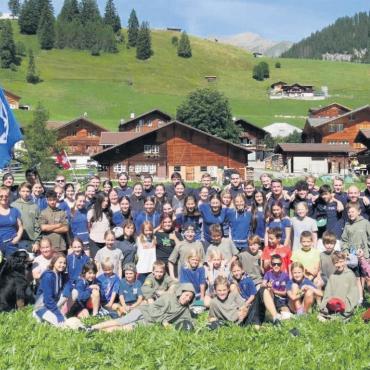 Geprägt von vielen Meilensteinen - Gemeinsame Vorfreude aufs Jubiläumsfest: Blauring und Jungwacht sind vereint. Bilder: zg