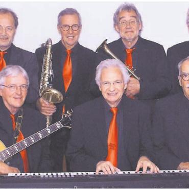 New Orleans Jazz, Dixieland, Blues - Die Herb Miller Jazz Band: Herb Müller, Piano, Gesang; Markus Hächler, Trompete; Jürg Morgenthaler, Klarinette, Saxofon; John Service, Posaune; Heinz Gysin, Gitarre, Banjo; Rolf Eichenberger, Bass, und Daniel Hofmann, Schlagzeug. Bild: zg