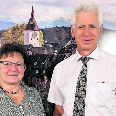 Ammann und Vize hören auf - 2026 nicht mehr Teil der Bremgarter Regierung: Doris Stöckli und Raymond Tellenbach ziehen sich zurück. Bild: zg
