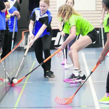 Silber für die «Flopser» - Die U13-Mädchen des STV Büttikon überzeugten besonders. holte sich hinter Birrwil den zweiten Platz. Das Team Bild: zg