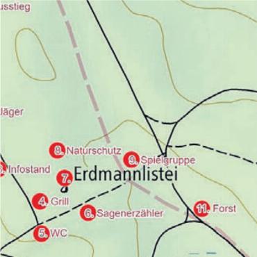 «Ein Tag für alle» - Die Situation beim Erdmannlistein. Bild: pd