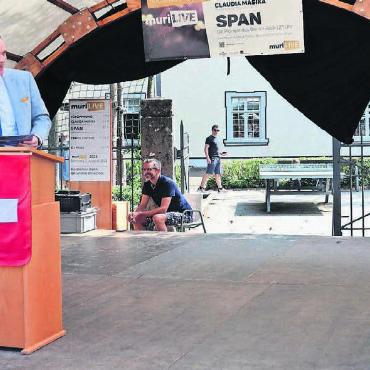 Prominente Festredner besuchen die Gemeinden - Regierungsrat Jean-Pierre Gallati besucht diesmal das Solino in Boswil. Bild: vaw/Archiv