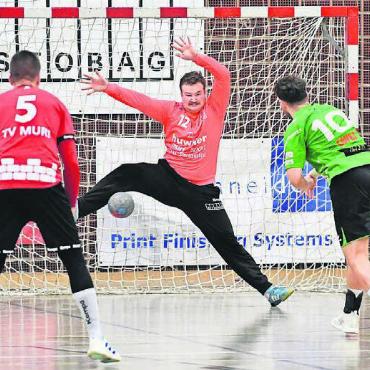 Hat Muri aus den Fehlern gelernt? - Goalie Ivo Rütiman ist in Form und übernimmt eine Schlüsselrolle. Bild: tvm