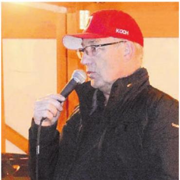 Kleiner Verein, ganz gross - Präsident Oskar Koch freut ich über die vielen Gratulanten am Jubiläumsabend.