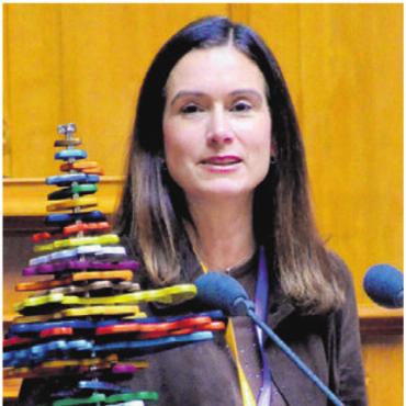 Demokratie zum Mitspielen - Maja Riniker spielte als Bundesrätin mit.