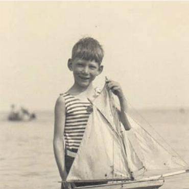 Militärkreuz für Tapferkeit - Ein Bild aus glücklichen Kindheitstagen: Jack Donat im Jahr 1929.