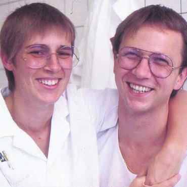 In Villmergen das Glück gefunden - Dieser Schnappschuss stammt aus dem Jahr 1984. In diesem Jahr führten Regula und Roland Schumacher die ersten Gespräche mit Josef Estermann zwecks Praxisübernahme.