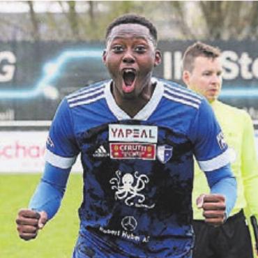 Goalgetter kehrt zurück - Soll wieder für Wohlen jubeln: Nathan Kisisa. Bild: Archiv/jl