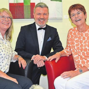 Sichtbar gemacht - Die Wiedergewählten (von links) Karin Koch Wick, Harry Lütolf und Rita Brem-Ingold freuen sich auf eine weitere Legislatur im Grossen Rat. Bilder: Sabrina Salm