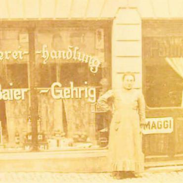«Danke an all die treuen Seelen» - Heinrich und Pauline Baier-Gehrig haben den Laden 1912 gegründet. Ursprünglich ein «Kolonialwarengeschäft», das auch Lebensmittel verkaufte.