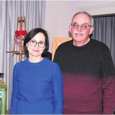 «Einmalig auf der ganzen Welt» - Das Schweizer Strohmuseum ist für beide eine Herzensangelegenheit: Museumsleiterin Petra Giezendanner und Lokalhistoriker Daniel Güntert. Bild: Daniel Marti