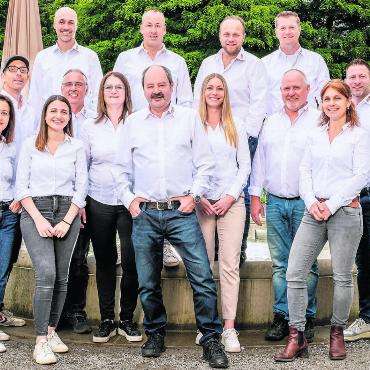 Traditionell, innovativ, stark - Die Ressorts im OK sind verteilt, die ersten Sitzungen haben stattgefunden. «Wir sind eine schlagkräftige Truppe», sagt OK-Präsident Beni Fischer (vorne, rechts). Bild: zg