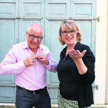 Lust auf Kleinkunst - Sybil Schreiber und Steven Schneider sind mit ihrem Programm «Paarcours Bild: zg
