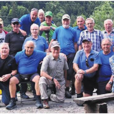 Erlebnisreiche Tage - Zufriedene Gesichter bei den Turnern aus Waltenschwil. Bild: zg