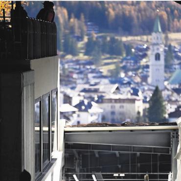 «Froh und frustriert» - Melanie Hasler im Zweierbob auf der Olympia-Bahn in Cortina. Bild: Viesturs Lacis