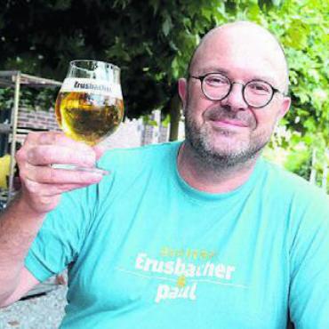 Erusbacher holt Bronze - Otto Sorg hat Grund zum Strahlen, das Bier aus seiner Brauerei wurde ausgezeichnet. Bild: Archiv