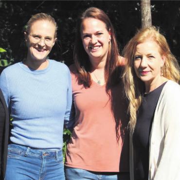 Für bessere Lebensqualität - Bilden die neue Kerngruppe des Qualitätszirkels Palliative Care Region Wohlen (v. l.): Brankica Dubravac, Bereichsleitung Pflege und Betreuung Obere Mühle Villmergen; Melanie Mingote, MPA; Mirjam Schiess, Initiantin; Christine Kaspar, Spitex Freiamt, und Tina Schneider, MPA. Bild: Monica Rast