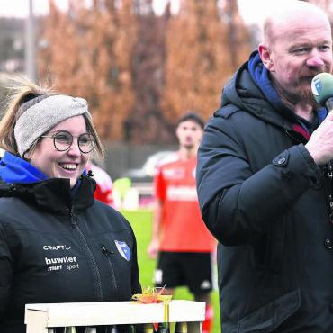Es geht nur gemeinsam - Jasmin Hochstrasser (Anlässe) und Jürgen Frömberg (Co-Präsidium) waren nebst Miguel Ferrao die einzigen verbliebenen Vorstandsmitglieder. Nun gibt es Zuwachs. Bild: awa