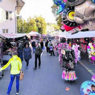 Bestes «Märt»-Wetter - Über 50 Marktfahrer waren beim Wohler Herbstmarkt dabei.