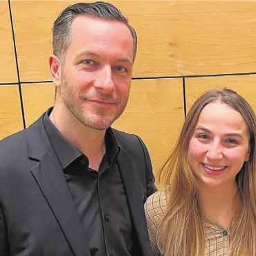 In der Konsolidierungsphase - Die beiden bisherigen Grossräte Lukas Huber und Annetta Schuppisser vertreten die Grünliberale Partei weiterhin in Aarau. Bild: zg